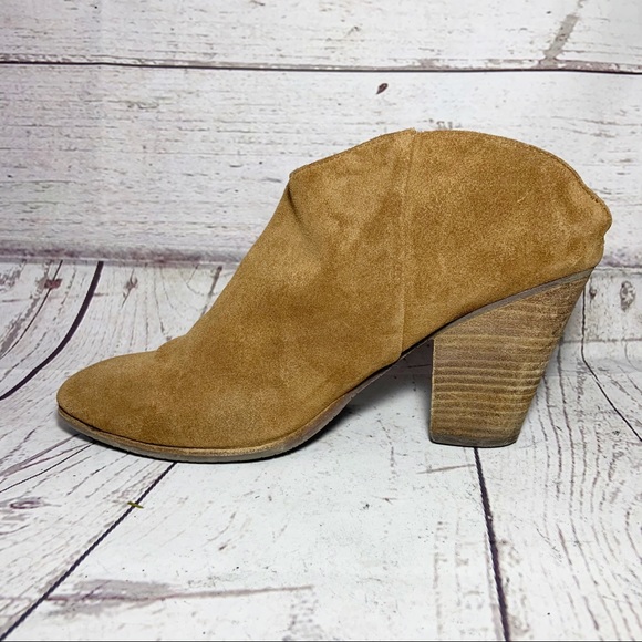 Dolce Vita Slip On Mules Western Suede Bootie 11 - Picture 4 of 11